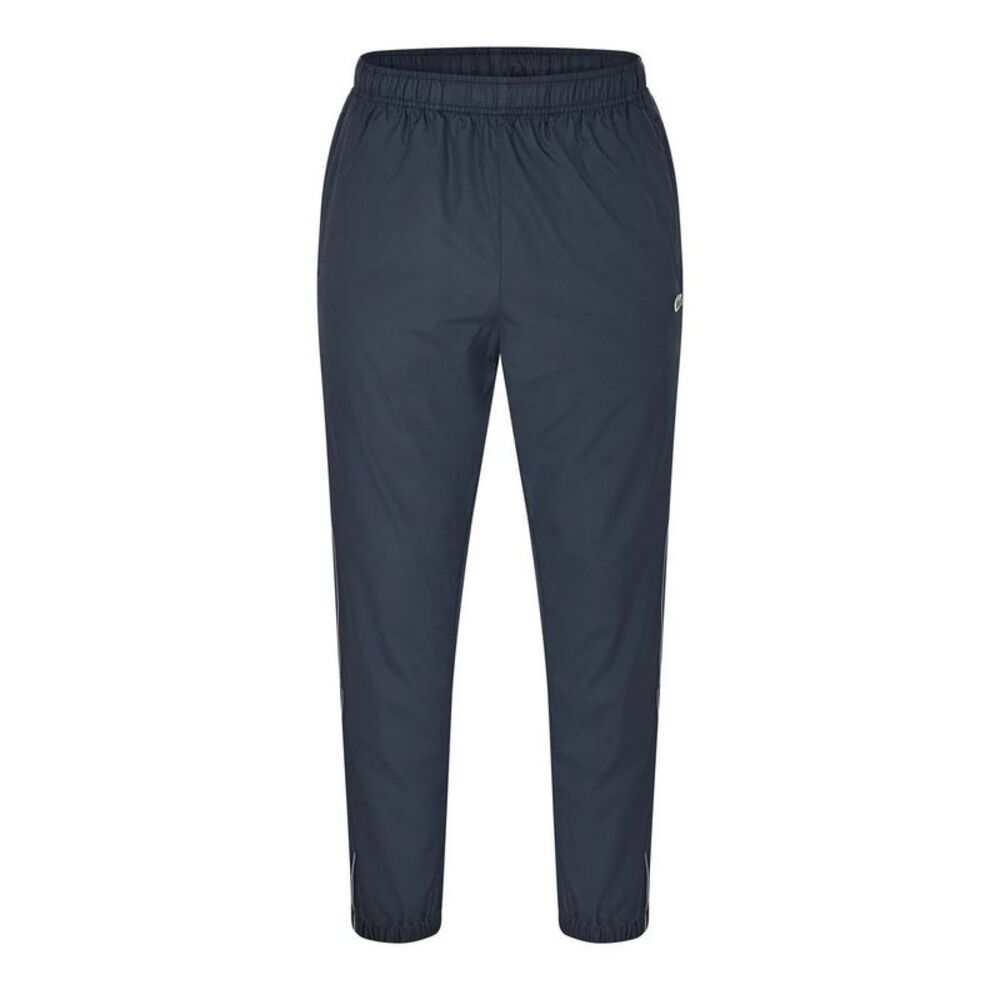 Lacoste Mens Side Stripe Elasticated Waist Tapered Joggers / Black